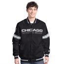 Men's Chicago White Sox Starter Black Scout Full-Snap Varsity Jacket