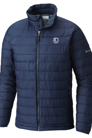 Men's Dallas Mavericks Columbia Navy Powder Lite Omni-Heat Reflective Full-Zip Jacket