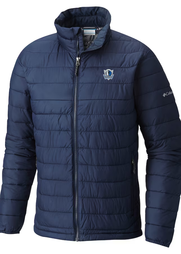 Men's Dallas Mavericks Columbia Navy Powder Lite Omni-Heat Reflective Full-Zip Jacket 1 Men's Dallas Mavericks Columbia Navy Powder Lite Omni-Heat Reflective Full-Zip Jacket