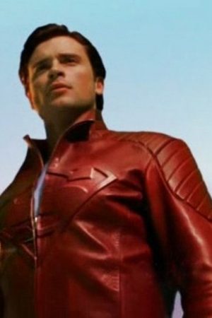 Smallville Superman Red Leather Jacket