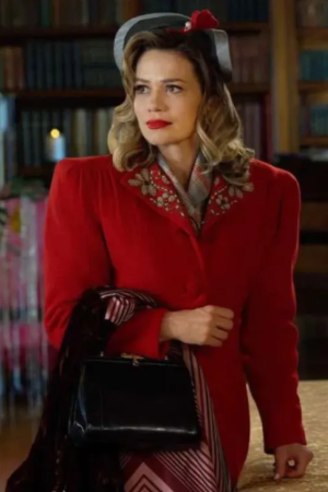 A Biltmore Christmas Bethany Joy Lenz Red Coat