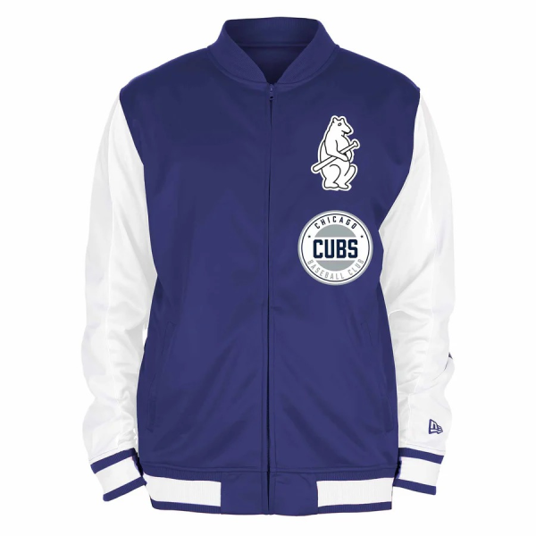Chicago Cubs 1914 Bear Dual Logo Track Jacket 1 Chicago Cubs 1914 Bear Dual Logo Track Jacket
