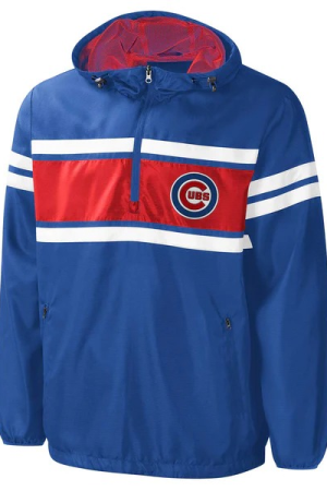 Chicago Cubs Game Score 14-Zip Pullover Jacket