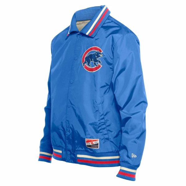 Chicago Cubs New Era Walking Bear Gamer Jacket 1 Chicago Cubs New Era Walking Bear Gamer Jacket