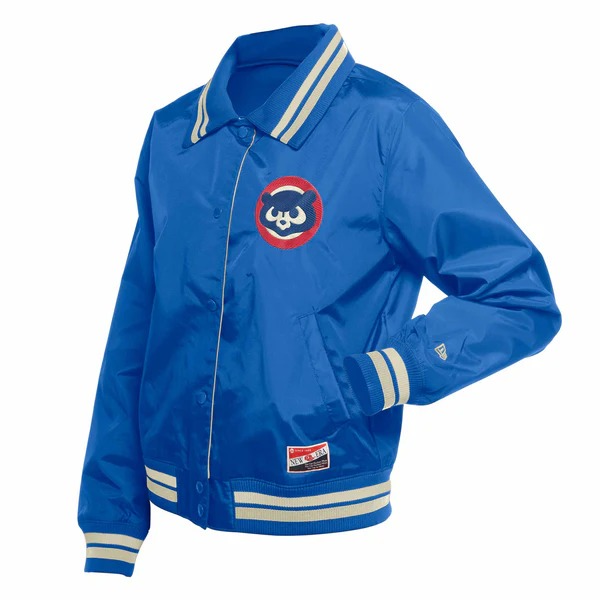 Chicago Cubs Women's New Era Gameday Button Up Jacket 1 Chicago Cubs Women's New Era Gameday Button Up Jacket