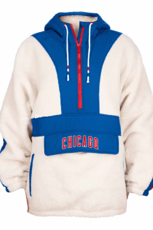 Chicago Cubs Women's Sherpa Half-Zip Sweatshirt
