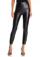 Faux Leather Long Leggings