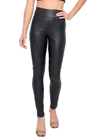 Gigi Stretch Leather Leggings