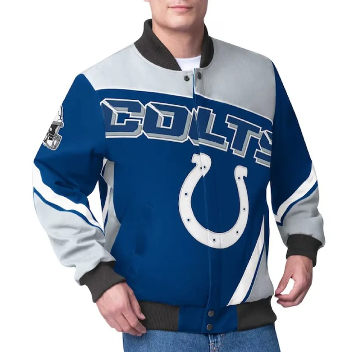 Indianapolis Colts Maximum Racing Royal Jacket 1 Indianapolis Colts Maximum Racing Royal Jacket