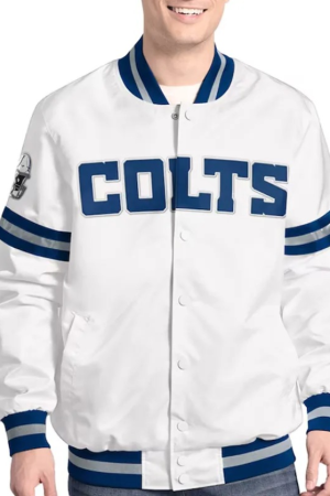 Indianapolis Colts Scout Varsity Satin Jacket
