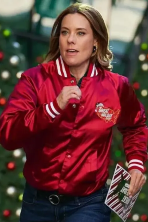 Jingle Bell Run 2024 Ashley Williams Varsity Jacket