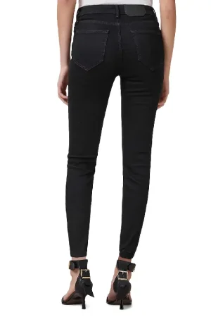 Miller Size Me High Rise Skinny Jeans in Black