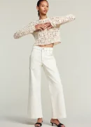 Modern Pocket Wide Leg Jeans in Au Natural