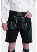 Mystic Black Lederhosen shorts