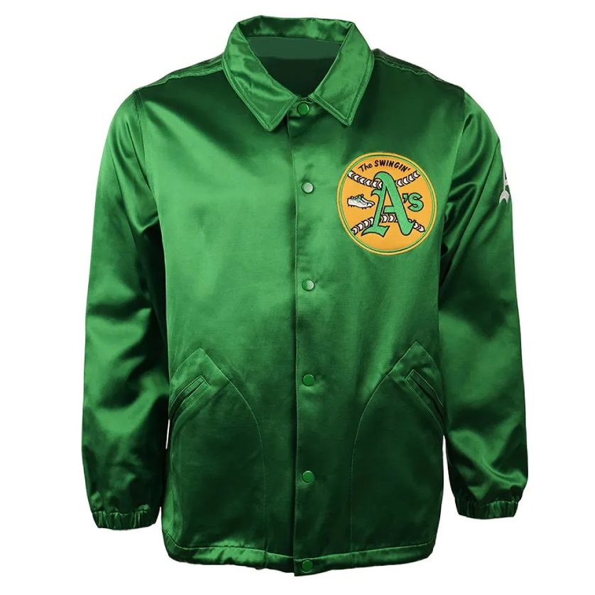 Oakland A’s 1971 Satin Windbreaker 1 Oakland A’s 1971 Satin Windbreaker