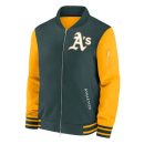 Oakland Athletics Collection Dugout GreenGold Bomber Jacket