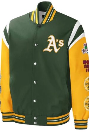 Oakland Athletics Title Holder Satin Jacket
