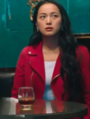 One Night in Tokyo 2025 Tokiko Kitagawa Red Biker Jacket
