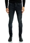 P001 Slim Fit Jeans in Black Wash
