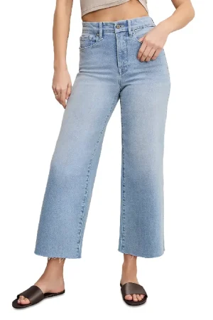 Palazzo High Rise Light Compression Jeans in Indigo862