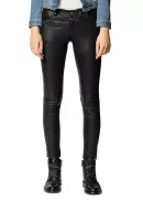 Phlame Crinkled-Leather Pants