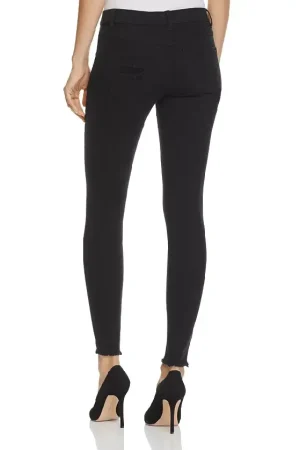 Ripped Knee Denim Leggings