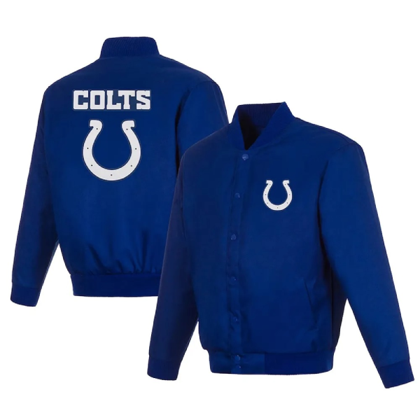 Royal Indianapolis Colts Poly Twill Jacket 1 Royal Indianapolis Colts Poly Twill Jacket