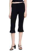 Ruffled Capri Pants