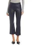Sigourney Pintuck Faux Leather Pants
