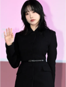 Squid Game Series Jo Yu-ri Black Wool Coat