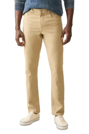 Stretch Terry Slim Fit Pants