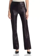 Textured Faux Leather Pants