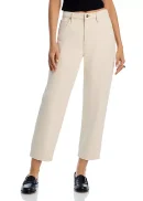 The Candle High Rise Ankle Tapered Jeans in Butter