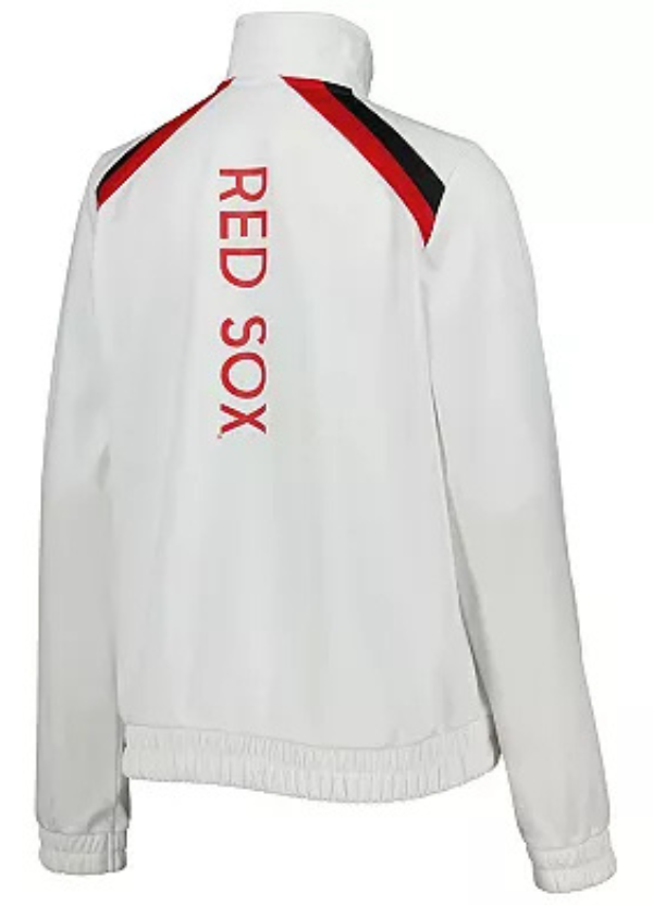 Women's G-III 4Her by Carl Banks White Boston Red Sox Red Flag Full-Zip Track Jacket 2 Women's G-III 4Her by Carl Banks White Boston Red Sox Red Flag Full-Zip Track Jacket