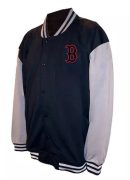 Men's Profile Black Boston Red Sox Full-Snap Varsity Jacket