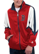 Men's Starter Red Boston Red Sox Lead Runner Full-Zip Jacket