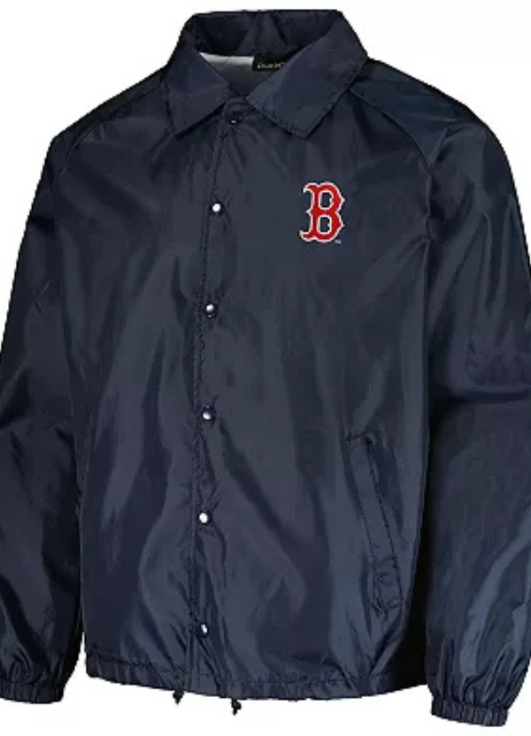Men's Dunbrooke Navy Boston Red Sox Coach's Raglan Full-Snap Windbreaker Jacket 1 Men's Dunbrooke Navy Boston Red Sox Coach's Raglan Full-Snap Windbreaker Jacket