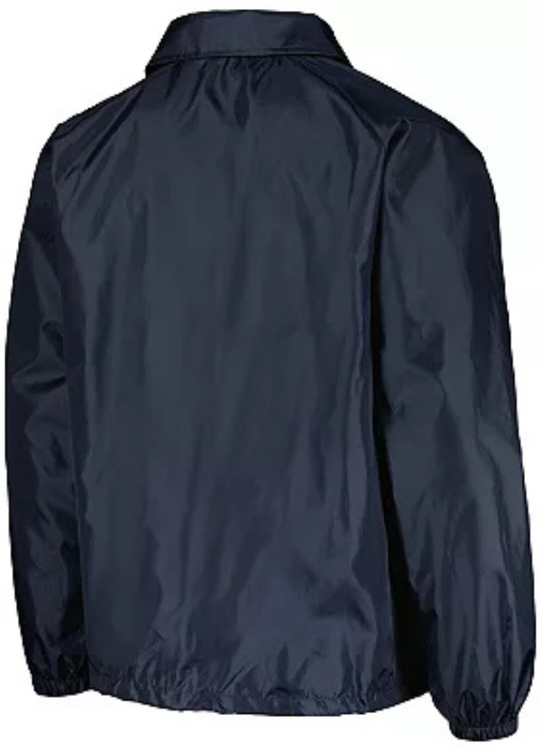Men's Dunbrooke Navy Boston Red Sox Coach's Raglan Full-Snap Windbreaker Jacket 2 Men's Dunbrooke Navy Boston Red Sox Coach's Raglan Full-Snap Windbreaker Jacket