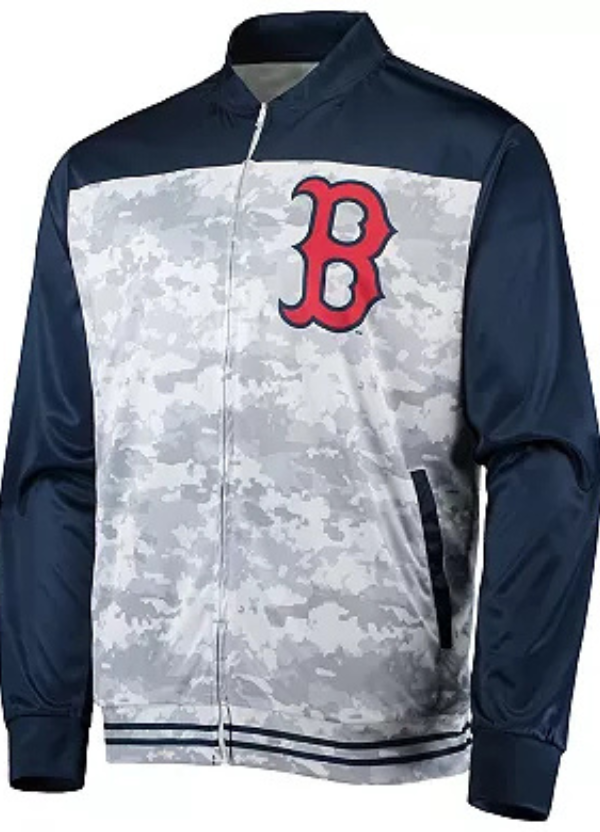 Men's Stitches Navy Boston Red Sox Camo Full-Zip Jacket 1 Men's Stitches Navy Boston Red Sox Camo Full-Zip Jacket