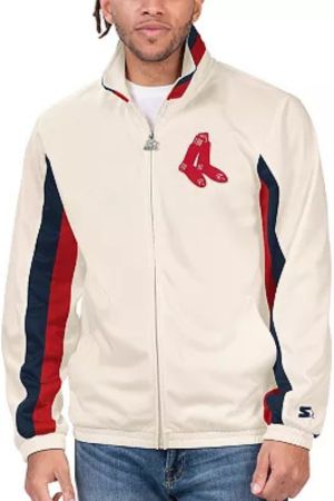 Men's Red Sox Rebound Track Jacket by Starter