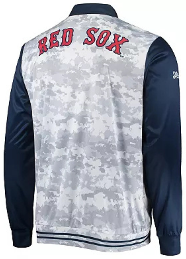 Men's Stitches Navy Boston Red Sox Camo Full-Zip Jacket 2 Men's Stitches Navy Boston Red Sox Camo Full-Zip Jacket