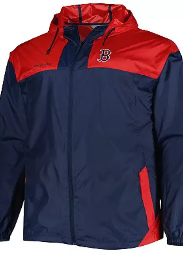 Men's Columbia Navy Boston Red Sox Flash Forward Challenger Omni-Shade Full-Zip Windbreaker 1 Men's Columbia Navy Boston Red Sox Flash Forward Challenger Omni-Shade Full-Zip Windbreaker