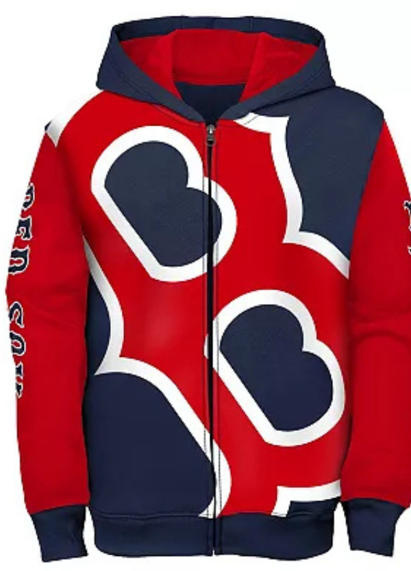 Youth Fanatics Branded Navy/Red Boston Red Sox Postcard Full-Zip Hoodie Jacket 1 Youth Fanatics Branded Navy/Red Boston Red Sox Postcard Full-Zip Hoodie Jacket