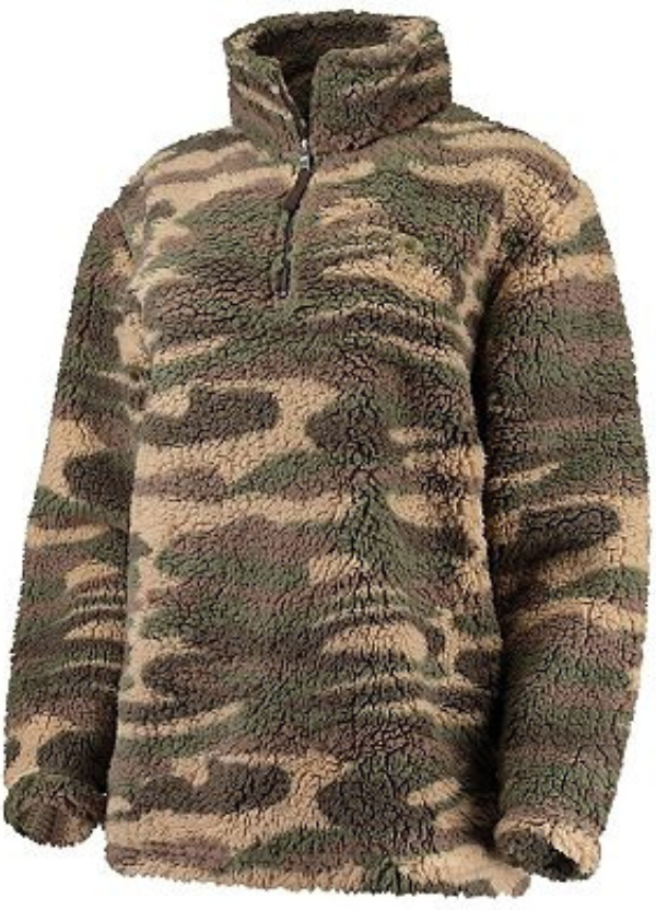 Women's G-III 4Her by Carl Banks Camo Boston Red Sox Sherpa Quarter-Zip Jacket 1 Women's G-III 4Her by Carl Banks Camo Boston Red Sox Sherpa Quarter-Zip Jacket