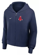 Women's Nike Navy Boston Red Sox Lightweight Full-Zip Hoodie