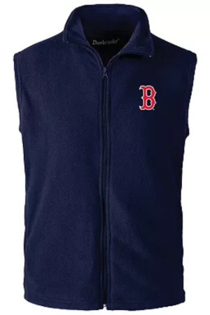 Men's Dunbrooke Navy Boston Red Sox Houston Full-Zip Vest