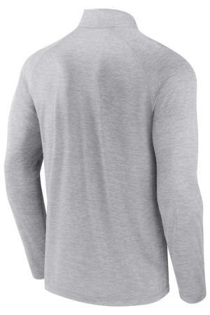 Men's Fanatics Gray Baltimore Orioles Head-to-Head Raglan Quarter-Zip Jacket