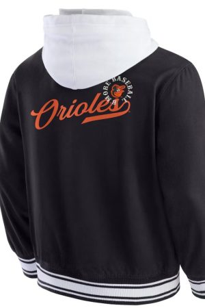 Men's Darius Rucker Collection by Fanatics Black Baltimore Orioles Full-Snap Hooded Jacket