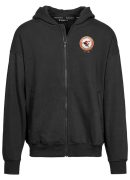 Men's Levelwear Black Baltimore Orioles Uphill Cooperstown Collection Core Logo Full-Zip Hoodie