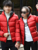 Valentines Day Special Couple Puffer Jacket